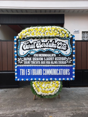 Papan Bunga Duka di Rawajati